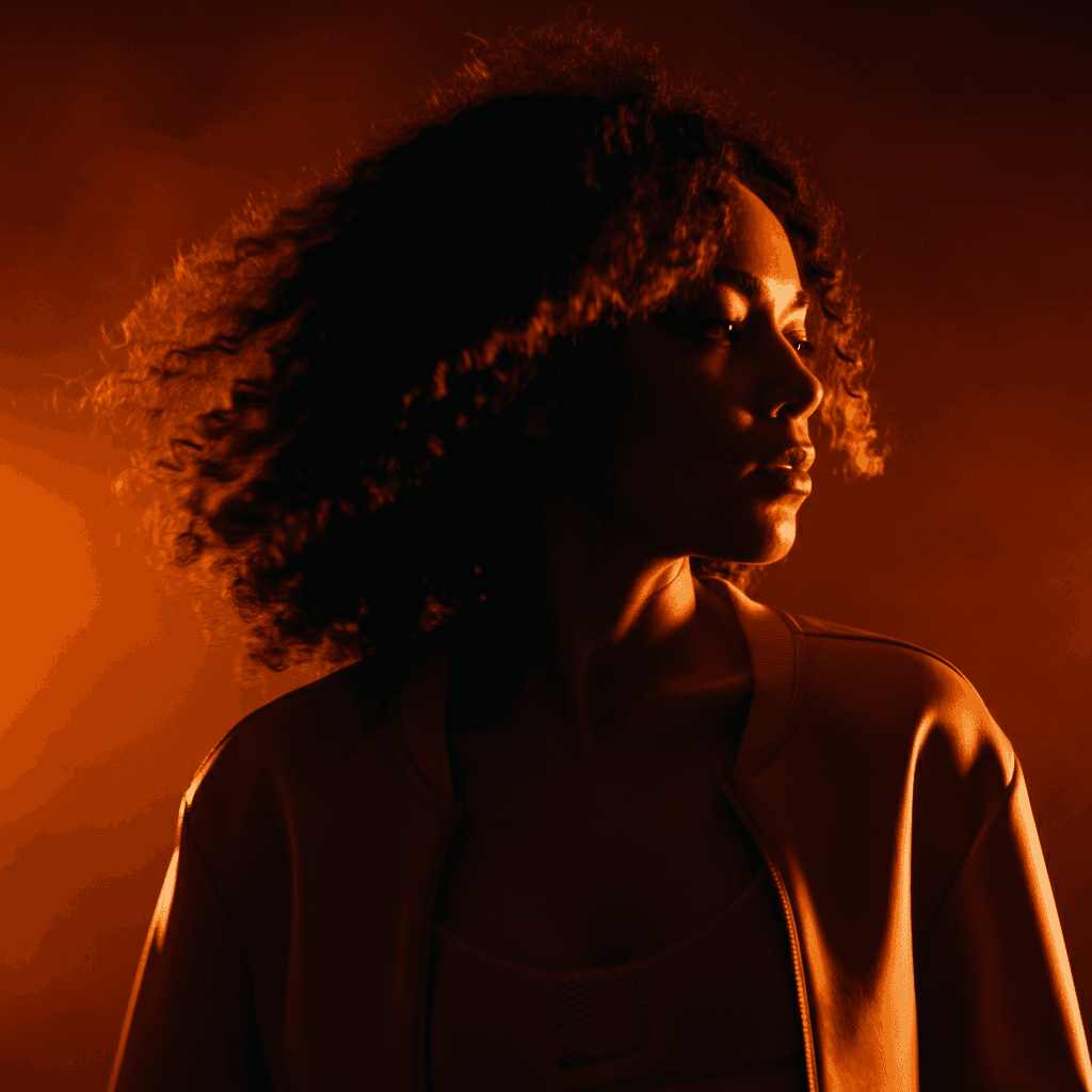 Woman Orange BG