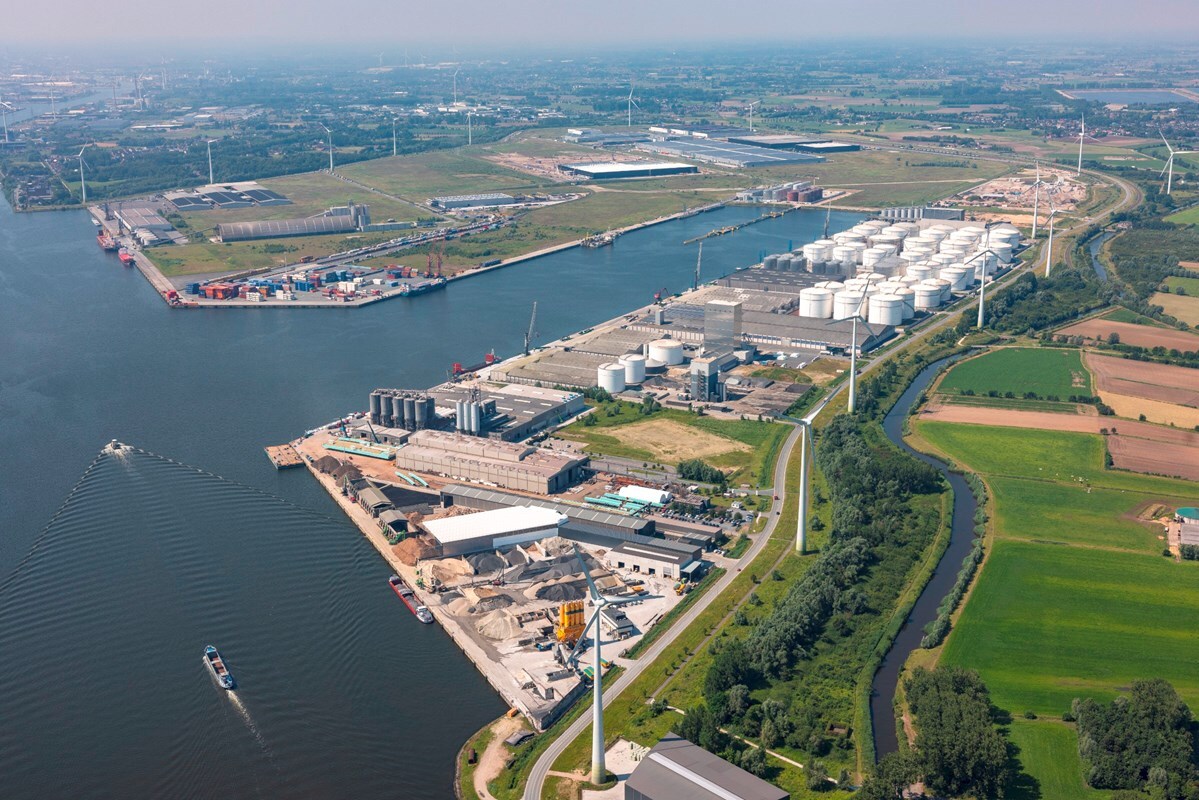 North sea port luchtfoto 2