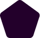 Solid dark purple pentagon shape.