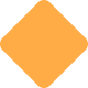 Orange diamond shape on a white background.