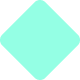 A mint green diamond shape on a white background.
