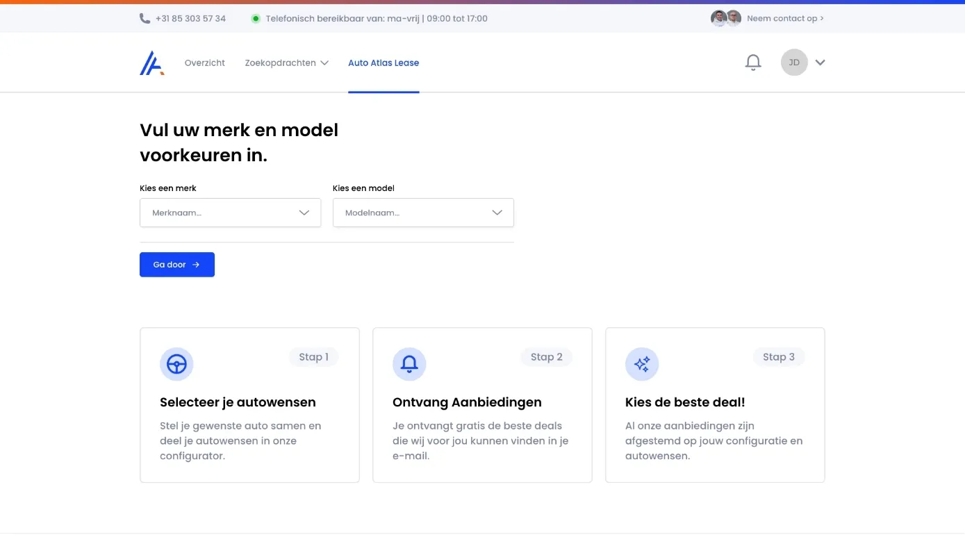 Auto Atlas homepage