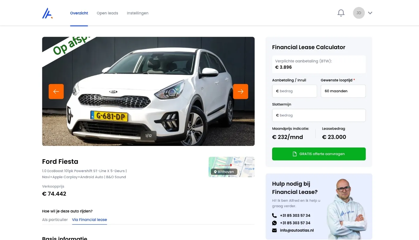 Auto Atlas homepage