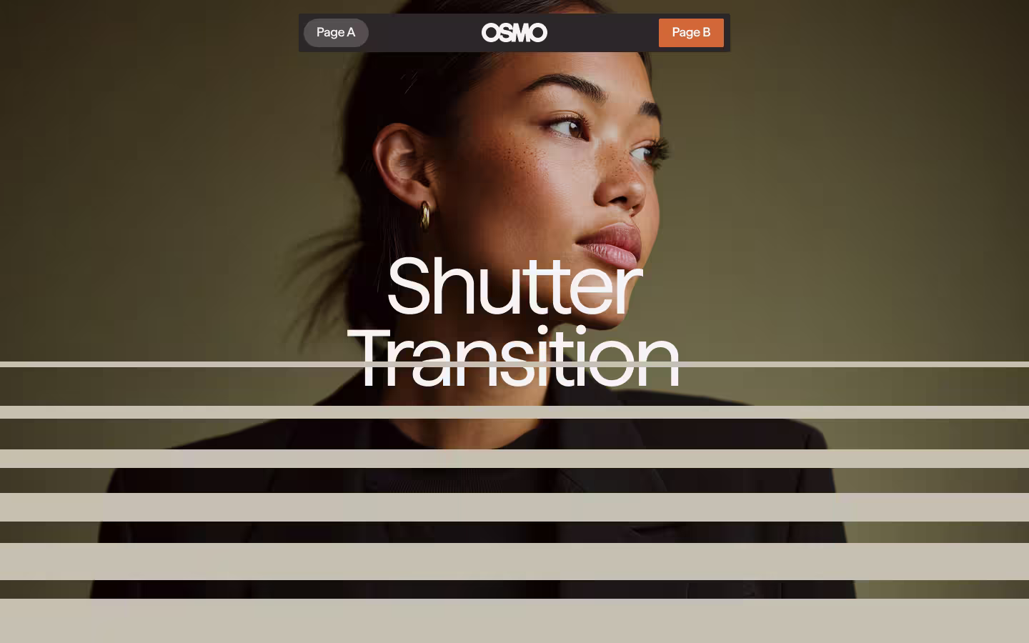 Shutter Page Transition