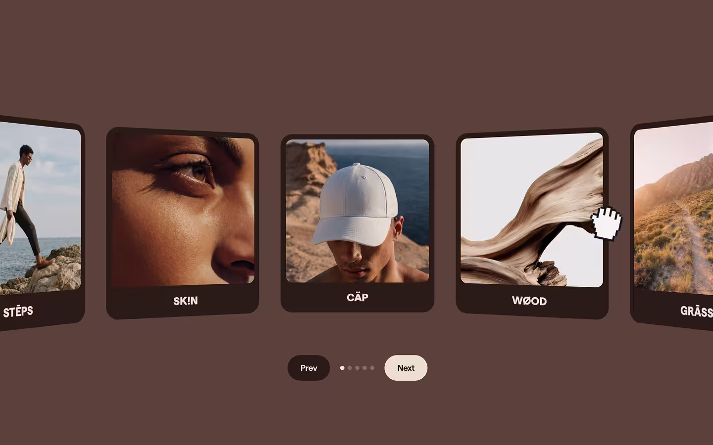Spatial Cards Slider (GSAP)