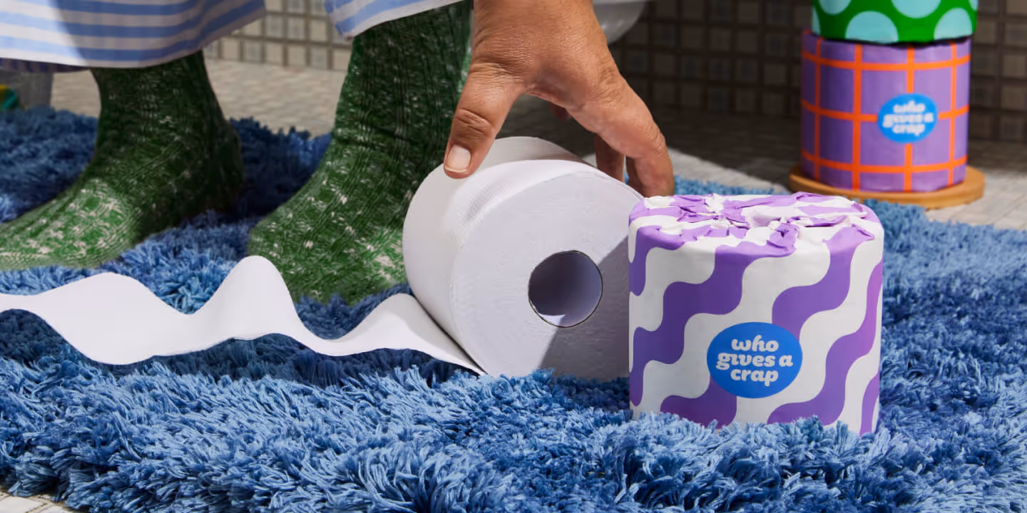 20% off Who Gives A Crap bamboo toilet paper