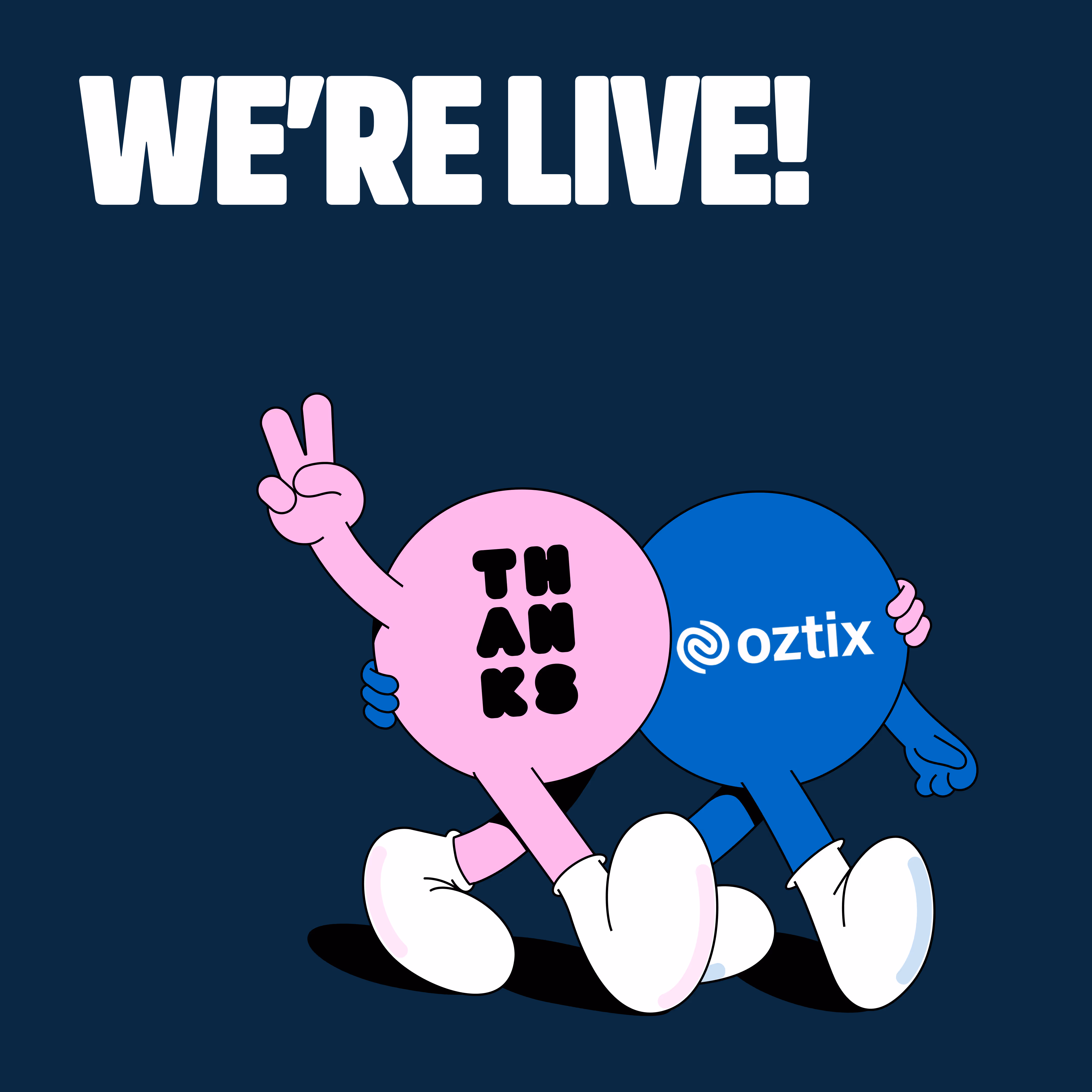 Thanks and Oztix Join Forces to Make Every Ticket Purchase More Rewarding