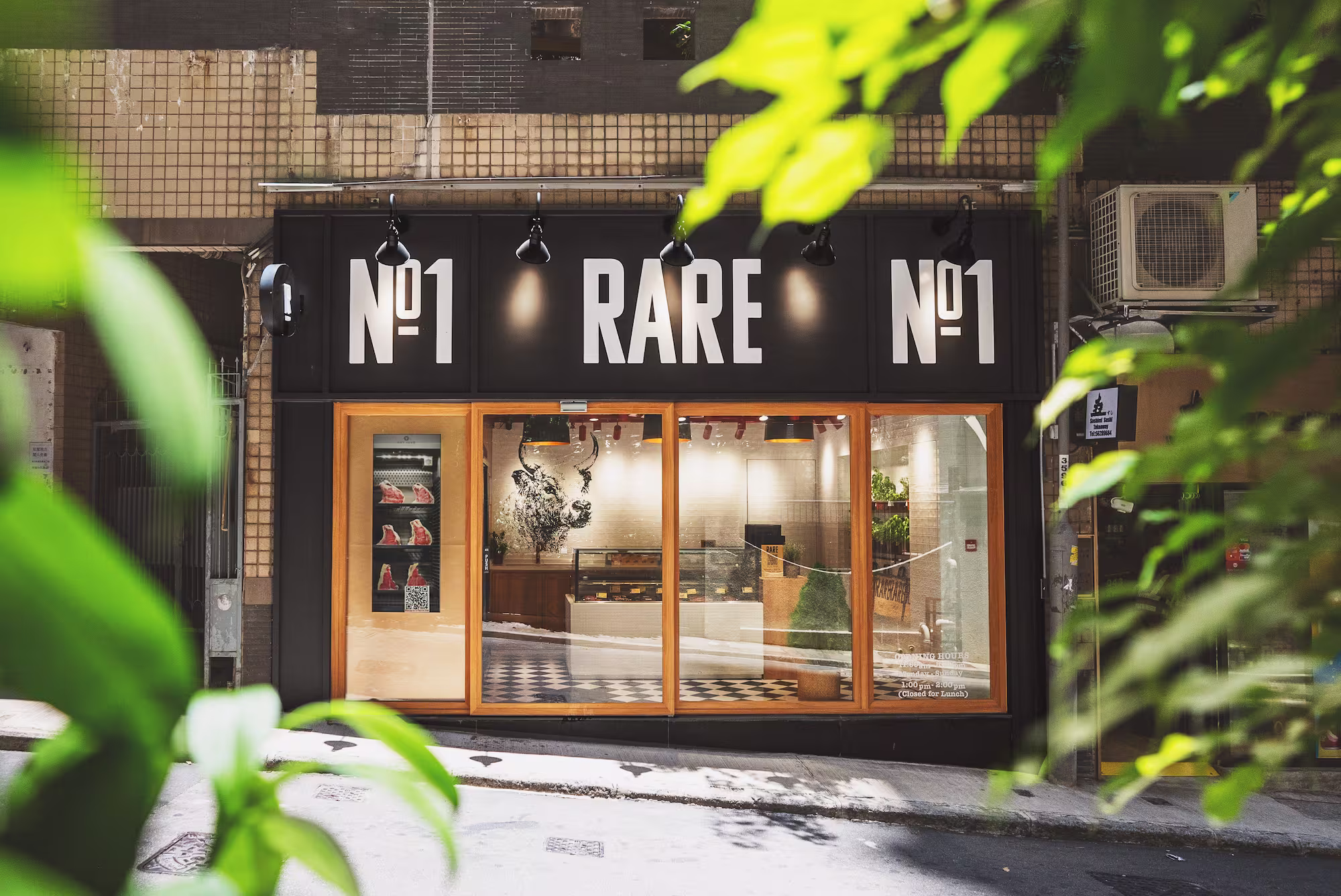 Rare Butchery shopfront and façade, retail design by Studio X