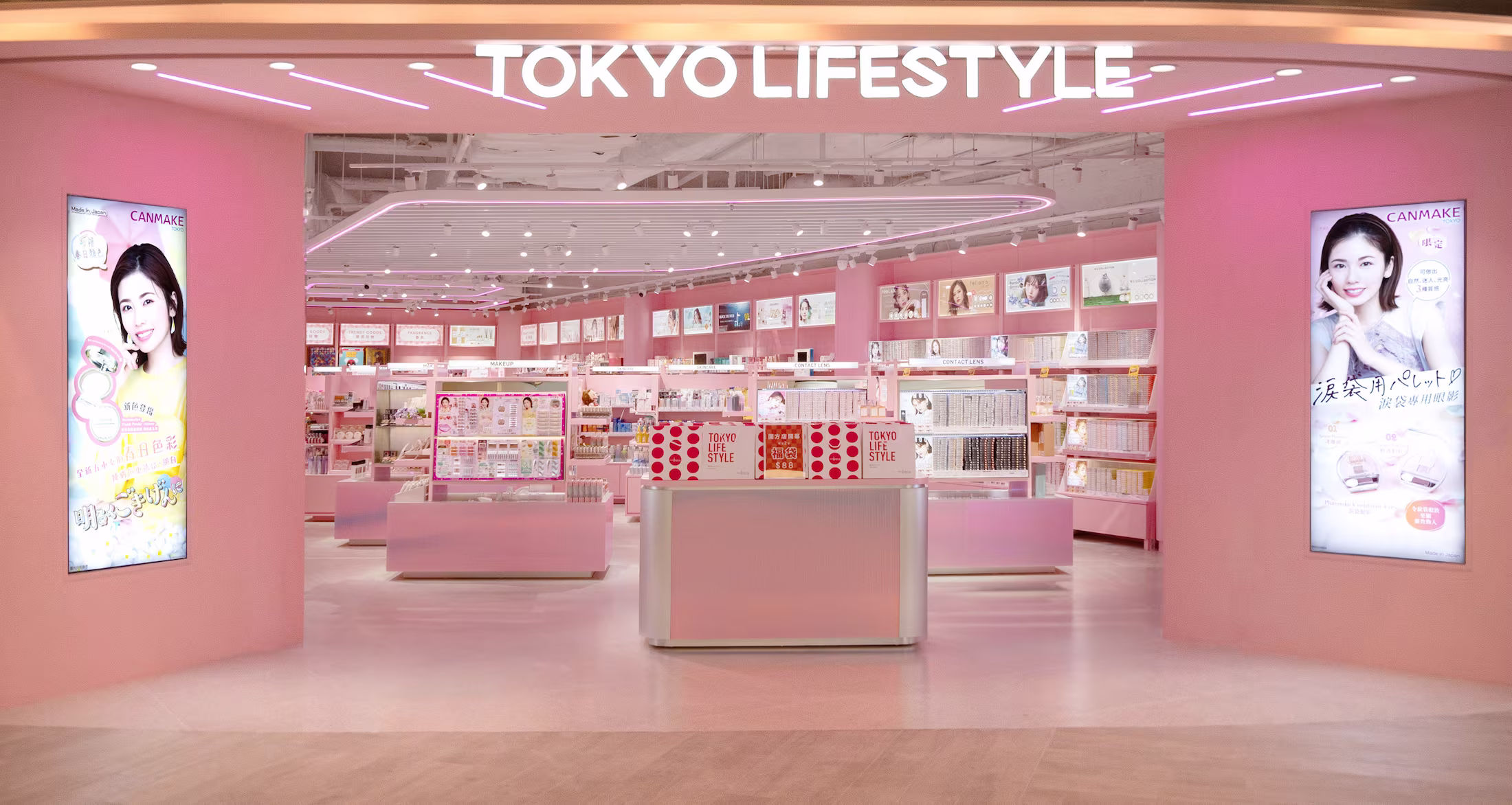 Tokyo Lifestyle store shopfront in Hong Kong, retail concept by Studio X