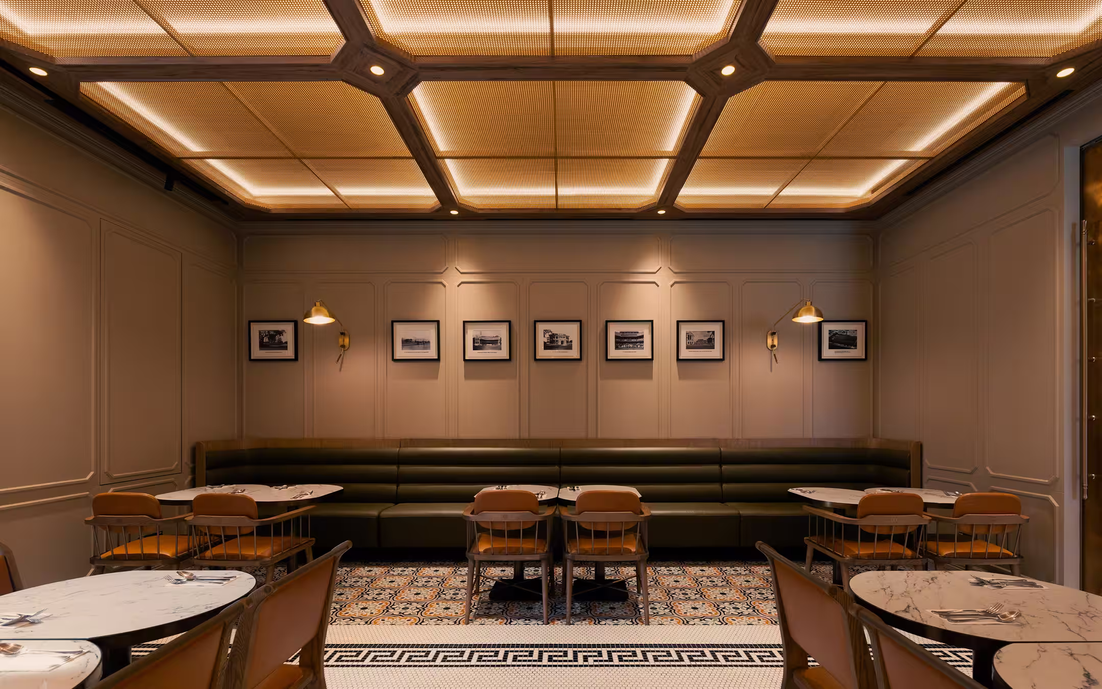 Oval Restaurant and Verandah interior designed by Studio X in Singapore